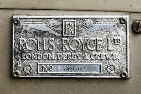 Rolls Royce chassis marking