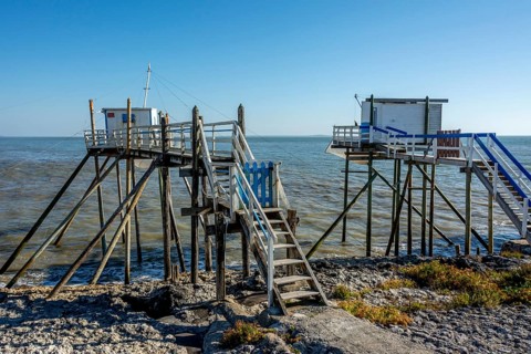 Fishing huts