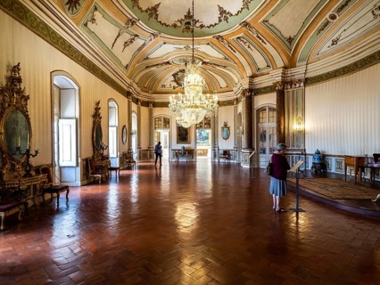 Interior view Palacio Nacional de Queluz