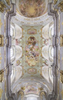 Ceiling painting pilgrimage church