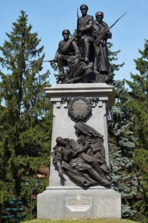 War memorial to the Russian soldiers in the First World War