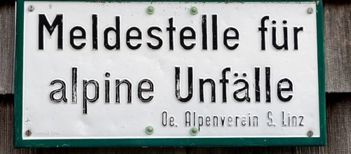 Reporting point for Alpine accidents