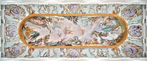 Ceiling fresco by Martin Heigl