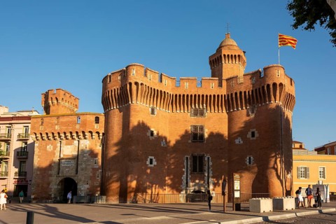 The city gate Le Castillet