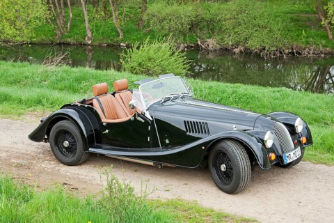 Morgan Plus 4 at the Lahn