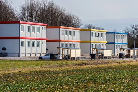 Settlement with residential containers