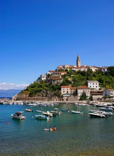View from the port to the old town