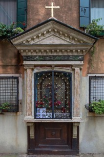 Marian devotional chapel at a residential house