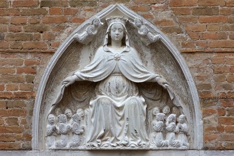 Relief of the Virgin Mary