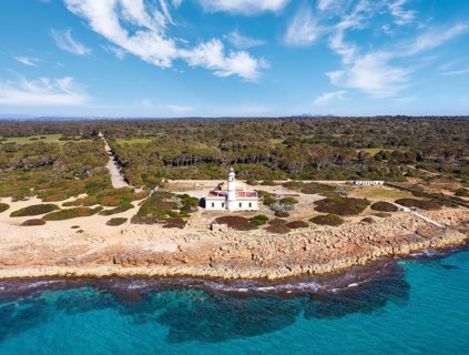 Lighthouse at Cap de ses Salines