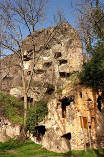 Perrier caves near Issoire