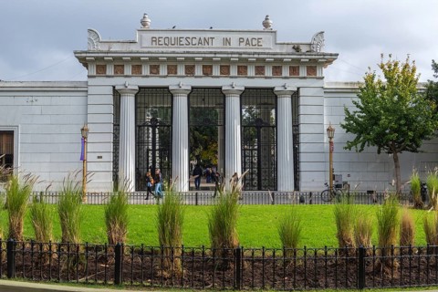Entrance to the Cementerio de la Recoleta