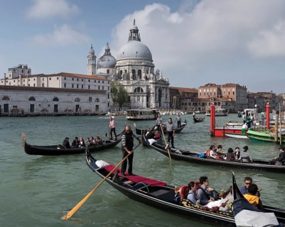 Gondolas on the Canal Grande