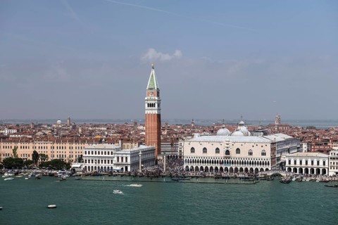 Panorama with Biblioteca Nazionale Marciana