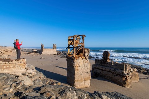 Ruins of a diamond washing plant