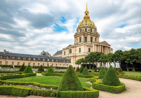 Cathedral of the Invalides with golden dome