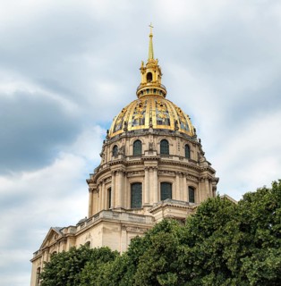 Cathedral of the Invalides with golden dome
