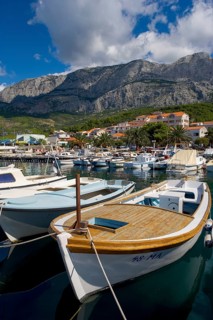Fishing boats in port