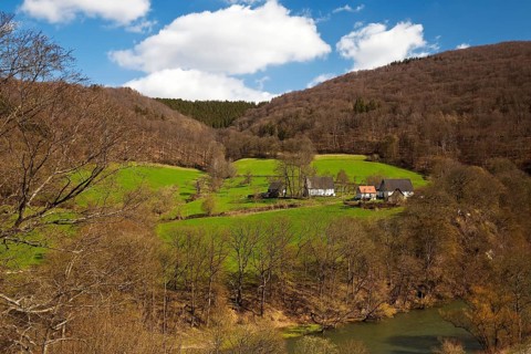 View of the landscape in Nachrodt
