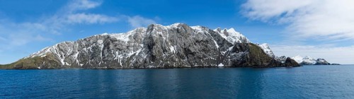 Snow covered mountains