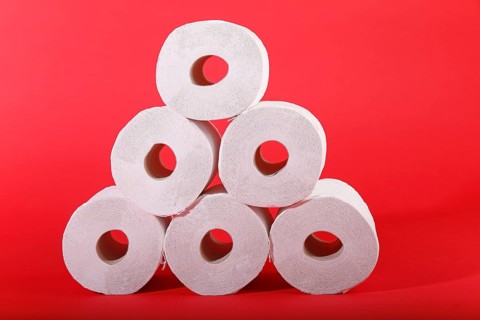 Scarce toilet paper