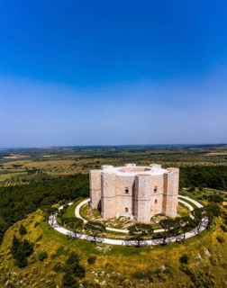 Aerial view of Castel del Monte