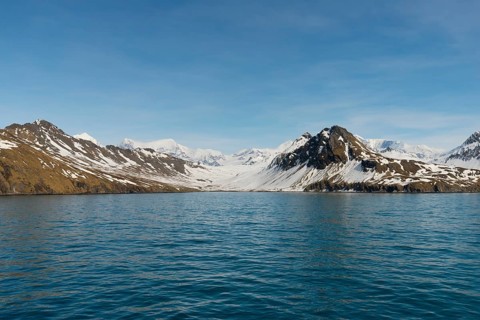 Snow covered mountains