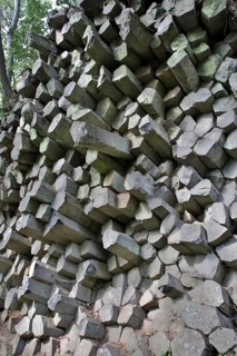 Basalt pillar wall at Gangolfsberg