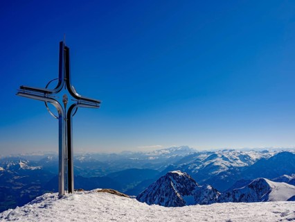 Summit cross of the Hoher Goell