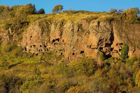 Jonas caves near the village of Saint Pierre Colamine