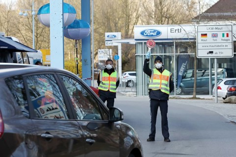 Border controls due to corona pandemic