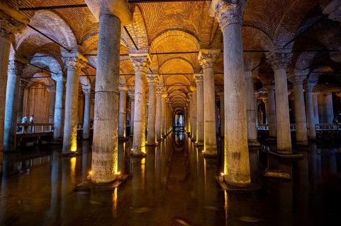 Late antique underground cistern for the water supply of Istanbul