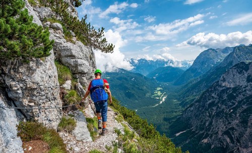 Young hiker