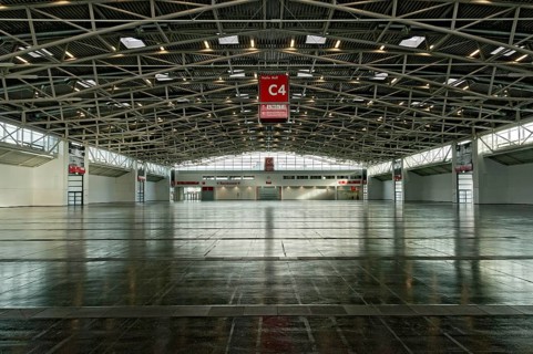 Empty exhibition hall
