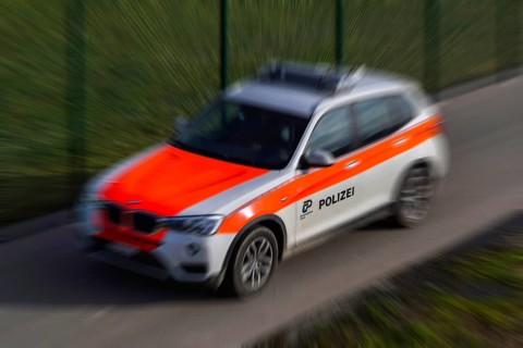 Wipe pattern police car Cantonal Police Zurich