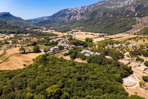 Aerial view of the Oriental Village