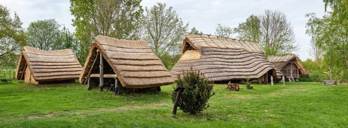 Museum village at the sacrificial moor Niederdorla