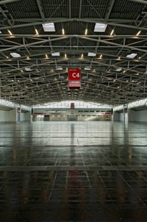 Empty exhibition hall