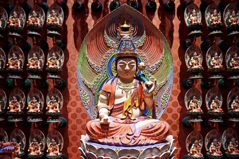 Samantabadra Bodhisattva statue