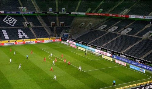 First ghost game in front of empty ranks in the Bundesliga due to the Corona crisis