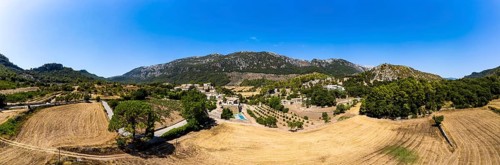 Aerial view of the Oriental Village