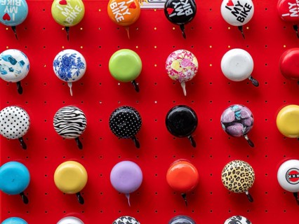 Different patterned bicycle bells for sale