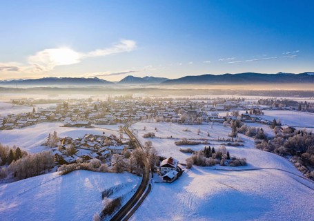 Sachsenkam in winter