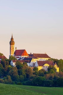 Monastery church with monastery Andechs