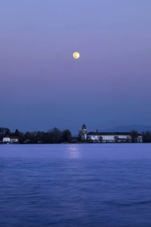 Full moon over Fraueninsel
