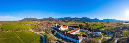Panorama of Benediktbeuern Monastery