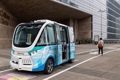 Navya autonomous minibus