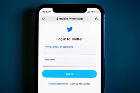 IPhone 11 with Twitter App open