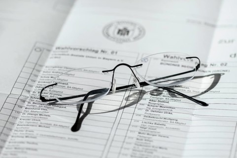 Glasses on ballot