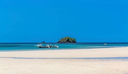 Boats on shore